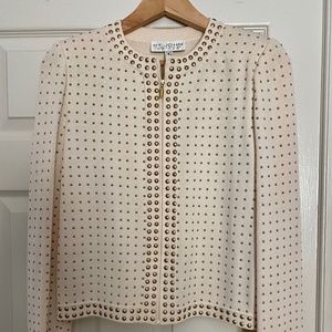 St John Knit jacket with metallic embellishments